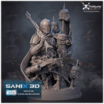 Mandalorian Headhunter Star Wars (Fan Art) 1:8 - STUFFHUNTER