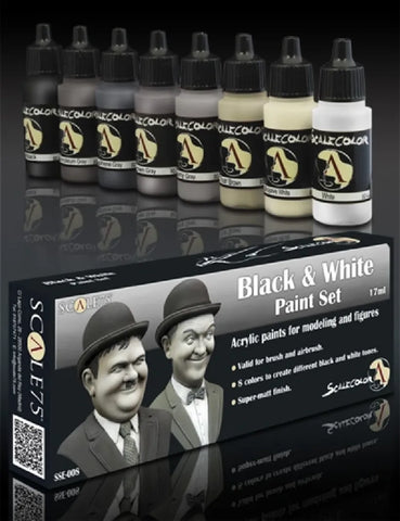 Black & White Paint Set - Scale 75 - Farbset - STUFFHUNTER