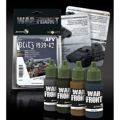 Blitz 1939 - 1942 Paint Set for AFV - Scale 75 - Farbset - STUFFHUNTER