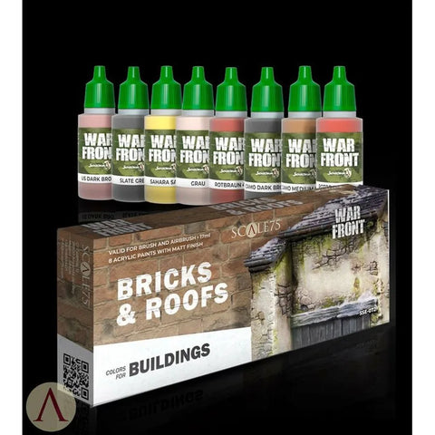 Bricks & Roofs for Buldings - Scale 75 - Farbset - STUFFHUNTER