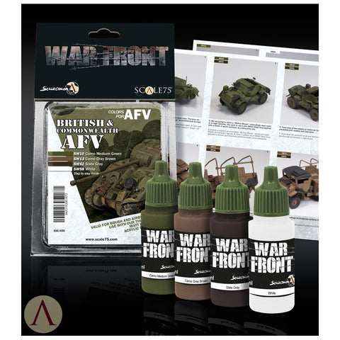 British & Commonwealth Paint Set for AFV - Scale 75 - Farbset - STUFFHUNTER