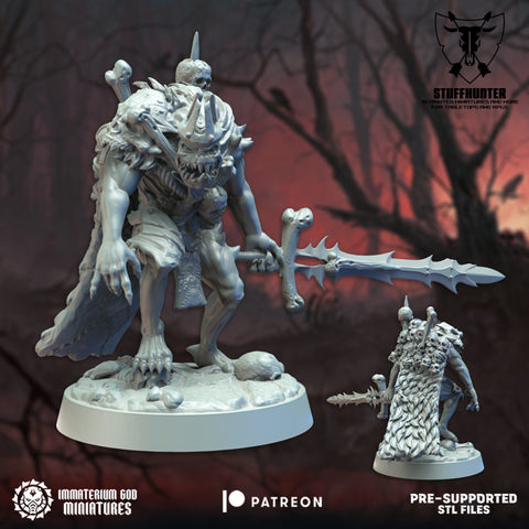 Cannibal King 32mm - Lords of the Cursed Realm - STUFFHUNTER