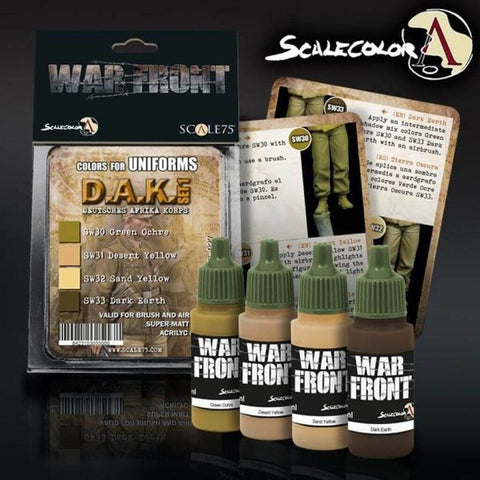D.A.K Deutsches Afrikakorps Paint Set for Uniform - Scale 75 - Farbset - STUFFHUNTER
