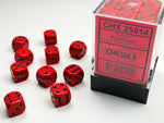Dice Block - 12mm (36) - Red / Black - STUFFHUNTER