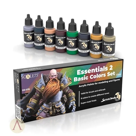Essentials 2 Basic Colors Paint Set - Scale 75 - Farbset - STUFFHUNTER