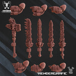 Fire Lizard Warrior Order - Fire Lizard Warriors (Built-Kit) - STUFFHUNTER