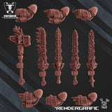 Fire Lizard Warrior Order - Fire Lizard Warriors (Built-Kit) - STUFFHUNTER
