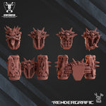Fire Lizard Warrior Order - Fire Lizard Warriors (Built-Kit) - STUFFHUNTER