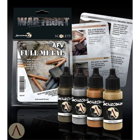 Full Metal Paint Set for AFV - Scale 75 - Farbset - STUFFHUNTER