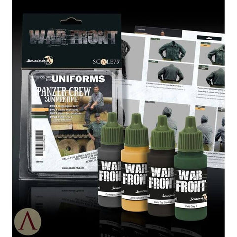 Panzer Crew Summertime Paint Set for Uniform - Scale 75 - Farbset - STUFFHUNTER