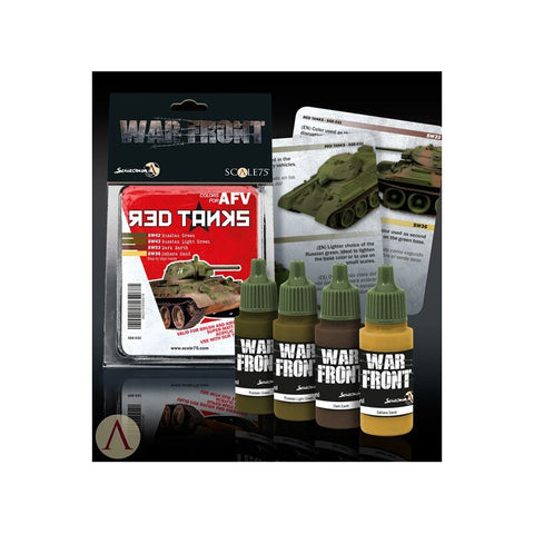 Red Tanks Paint Set for AFV - Scale 75 - Farbset - STUFFHUNTER