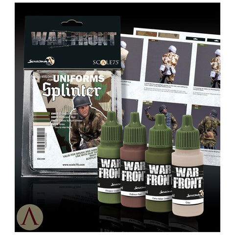 Splinter Paint Set for Uniform - Scale 75 - Farbset - STUFFHUNTER