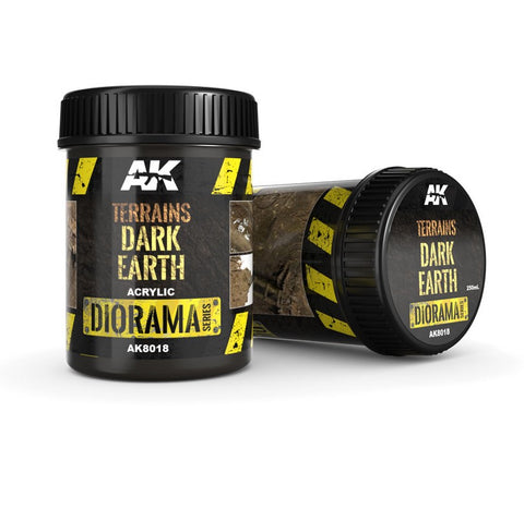 Terrains Dark Earth – 250ml (Acryl) von AK-Interactive AK8018 - STUFFHUNTER