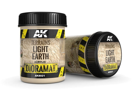 Terrains Light Earth – 250ml (Acryl) von AK-Interactive AK8021 - STUFFHUNTER