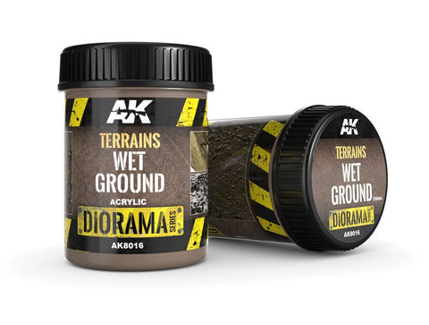 Terrains Wet Ground – 250ml (Acryl) von AK-Interactive AK8016 - STUFFHUNTER