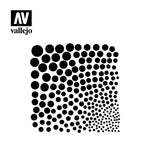 Vallejo Hobby Stencils: Circle Textures 125x125mm - STUFFHUNTER