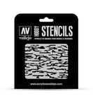 Vallejo Hobby Stencils: Pixelated Modern Camo Markings Scale 1/35 125x125mm - STUFFHUNTER
