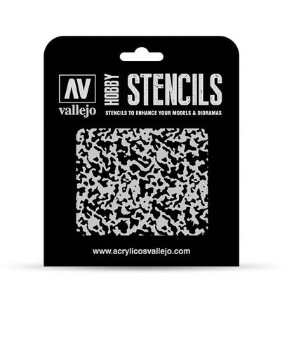 Vallejo Hobby Stencils: Weathered Paint 1/48 Markings 125x125mm - STUFFHUNTER