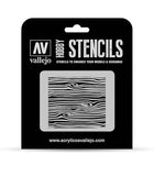 Vallejo Hobby Stencils: Wood Texture Num. 2 Scale 1/35 125x125mm - STUFFHUNTER