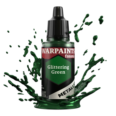 Warpaints Fanatic Glittering Green (Metallic) (18ml Flasche) - STUFFHUNTER