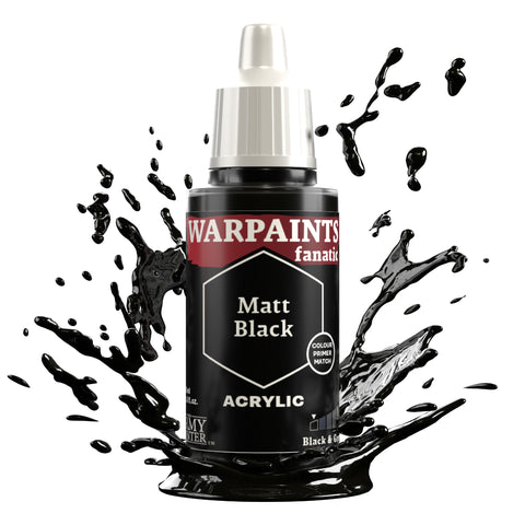 Warpaints Fanatic Matt Black (18ml Flasche) - STUFFHUNTER