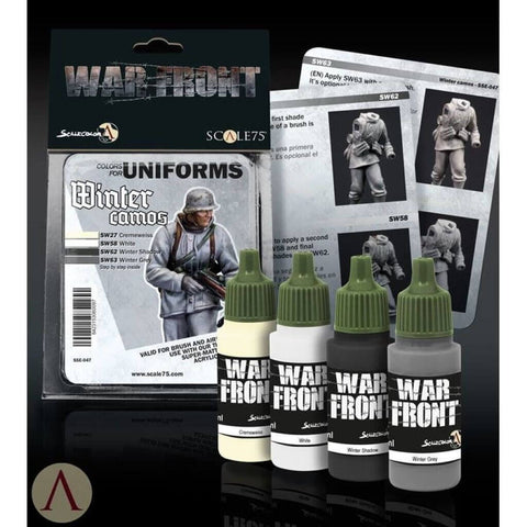 Winter Camos Paint Set for Uniform - Scale 75 - Farbset - STUFFHUNTER