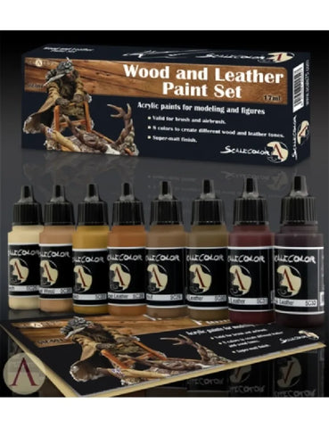 Wood and Leather Paint Set - Scale 75 - Farbset - STUFFHUNTER
