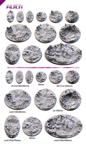 Alien Bases (Rund / Oval) - STUFFHUNTER