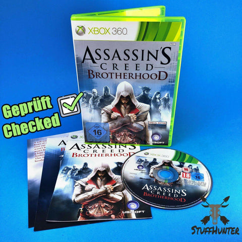 Assassin's Creed Brotherhood - Xbox 360 - Geprüft - USK16 * Sehr gut - STUFFHUNTER