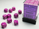 Dice Block - 12mm (36) - Light Purple / White - STUFFHUNTER