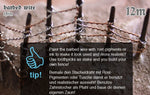 Barbed Wire Stacheldraht - Thin 12m - STUFFHUNTER
