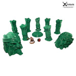 Dwarf Village Ruins Terrain Gelände - Auswahl unbemalt - STUFFHUNTER