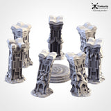 Dwarf Village Ruins Terrain Gelände - Auswahl unbemalt - STUFFHUNTER
