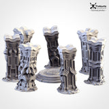 Dwarf Village Ruins Terrain Gelände - Auswahl unbemalt - STUFFHUNTER