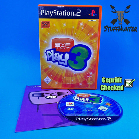 Eye Toy Play 3 - PS2 - Geprüft - USK0 * Akzeptabel - STUFFHUNTER