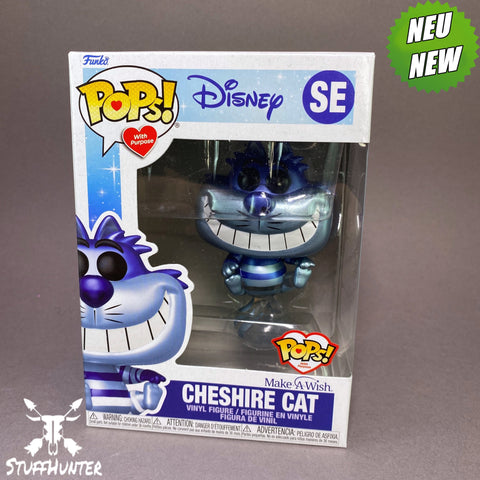 Funko POP! Disney CHESHIRE CAT # SE Make A Wish Edition Metallic - Neu - STUFFHUNTER