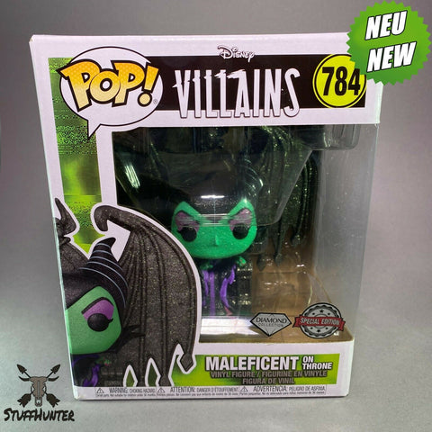Funko POP! Disney Villians Maleficent # 784 - Special Edition Diamond - Neu - STUFFHUNTER
