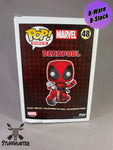 Funko POP! Marvel Deadpool on Scooter # 48 - B-Ware 2nd Life Neu ID123 - STUFFHUNTER