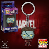 FUNKO POP! Marvel What If...? Zombie Iron Man - Pocket Keychain - Neu - STUFFHUNTER
