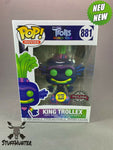 Funko POP! Trolls World Tour KING TROLLEX # 881 - Special Edition Glow - Neu - STUFFHUNTER
