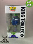 Funko POP! Trolls World Tour KING TROLLEX # 881 - Special Edition Glow - Neu - STUFFHUNTER