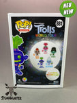 Funko POP! Trolls World Tour KING TROLLEX # 881 - Special Edition Glow - Neu - STUFFHUNTER
