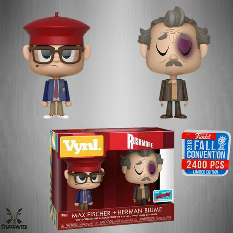 Funko POP! Vynl. Rushmore Max Fischer + Herman Blume - NYCC 2018 Limited - NEU - STUFFHUNTER