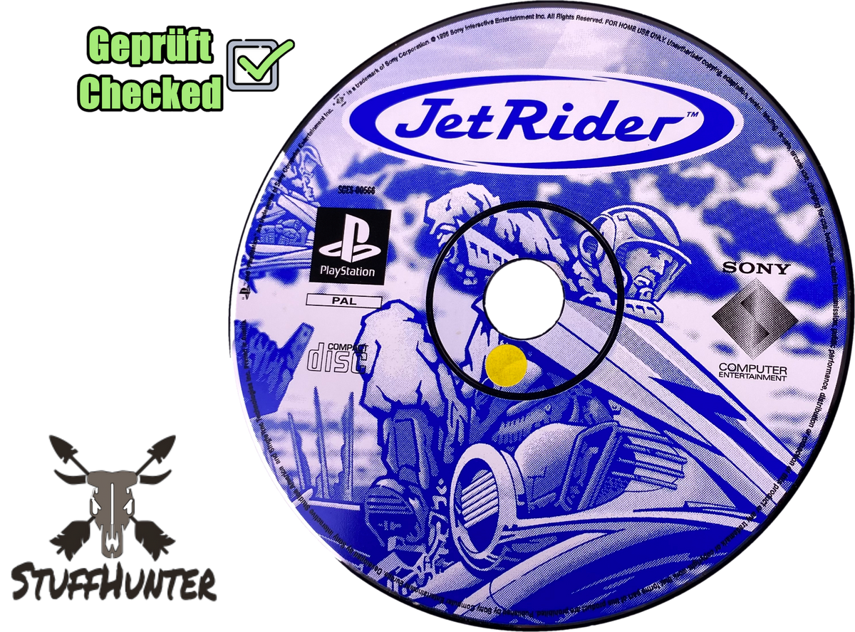 Jet Rider - PS1 - Geprüft - USK0 - Disc only * Gut – STUFFHUNTER