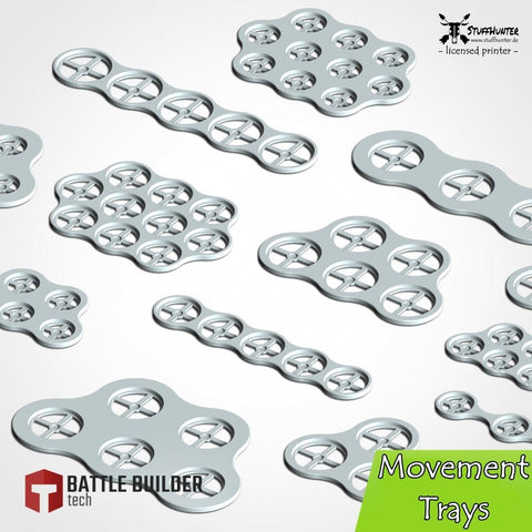 Movement Trays Tabletts Base Rund 25mm - STUFFHUNTER