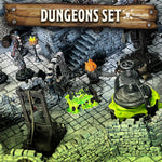 Tabletop Battle Spielmatte Spielfeld Geländestück 90x60cm Dungeon Set - STUFFHUNTER