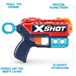 X Shot 2x Kickback Set Zuru mit 24 Pfeilen - STUFFHUNTER